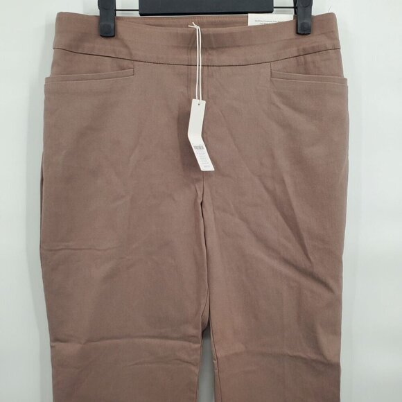 Chico's So Slimming 360 Brigitte Basic Slit Ankle Pants Women Size 6 NWT - Picture 2 of 14